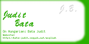 judit bata business card